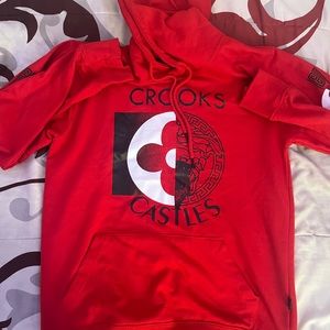 Crooks and castles hoodie size L